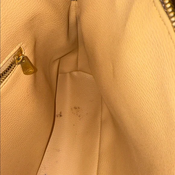 ETRO SATCHEL Brown Leather Handbag WITH LOCK AND KEY original liner inside